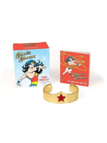 Wonder Woman Tiara Bracelet and Illustrated Book (Running Press Mini Kit & Book)