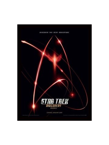 Star Trek Discovery Red Angel Insignia 30 x 40 cm Framed Print