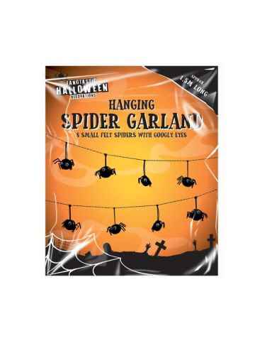 Hanging Spider Garland 1.5M