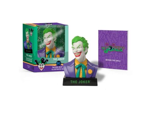 The Joker Talking Bust and Illustrated Book