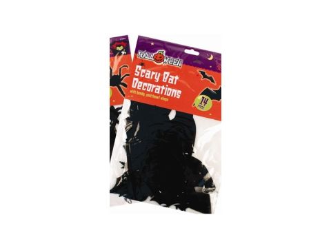 Scary Bat Decoration 14 Pack