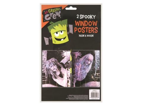 Halloween Window Poster - 2 Pack