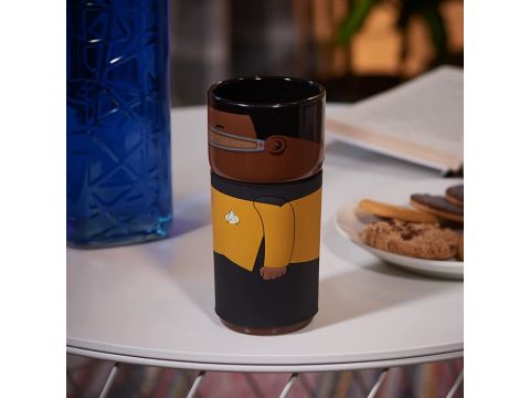 Official Star Trek Geordi La Forge CosCup - Ceramic Mug with Rubber Sleeve