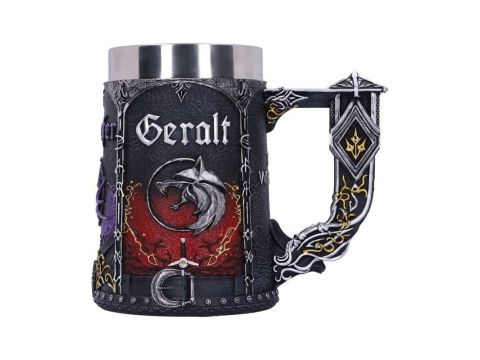 Officially Licensed The Witcher Trinity Tankard, Black, 15.5cm