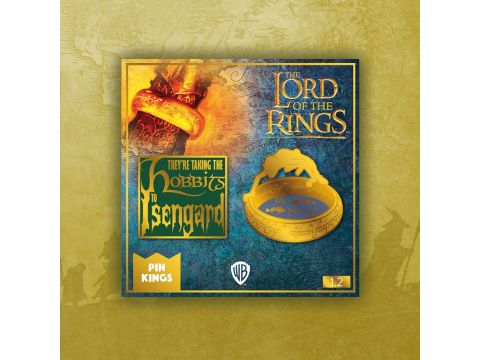 Lord of the Rings Enamel Pin Badge Set 1.2 – Hobbits to Isengard & Gollum