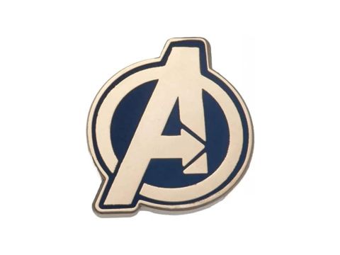 Avengers Enamel Pin Badge (Logo Design) 2.5cm x 2cm - Official Merchandise