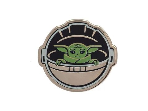 Star Wars: The Mandalorian Enamel Pin Badge (Asset Pod Design) 8cm x 1.5cm x 10.5cm - Official Merchandise