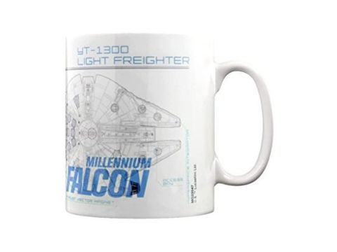 Star Wars Episode VII Millenium Falcon Sketch Mug