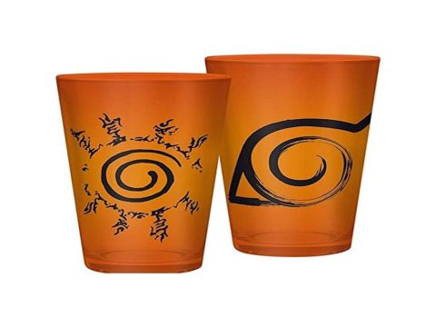 Glass XXL Naruto Shippuden - Large Orange Glass - 400ml