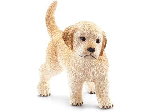 SCHLEICH Golden Retriever puppy Farm World Toy Figurine for children aged 3-8 Years