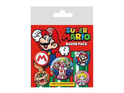 SUPER MARIO BADGE PACK