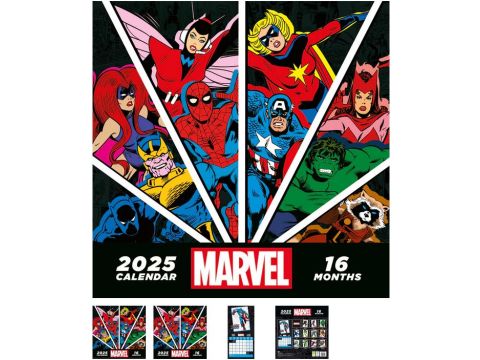 MARVEL 2025 30X30 SQUARE CALENDAR