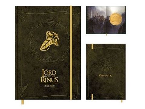 LORD OF THE RINGS 2025 A5 DIARY (DAY TO PAGE)