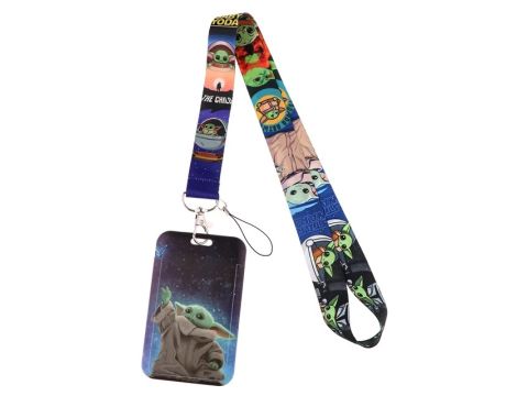 Baby Yoda Lanyard ID Badge Holder 2