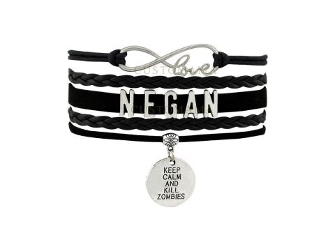 Infinity Love Negan Bracelet Heart Charm