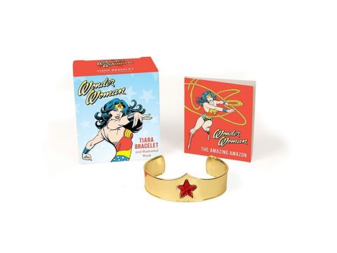 Wonder Woman Tiara Bracelet and Illustrated Book (Running Press Mini Kit & Book)