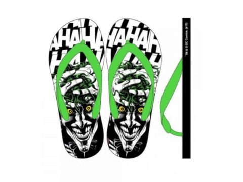 DC Comics Joker Unisex Flip Flops (Small)