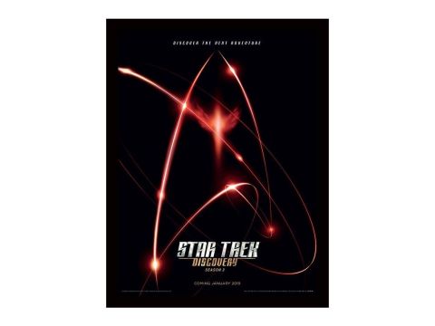 Star Trek Discovery Red Angel Insignia 30 x 40 cm Framed Print