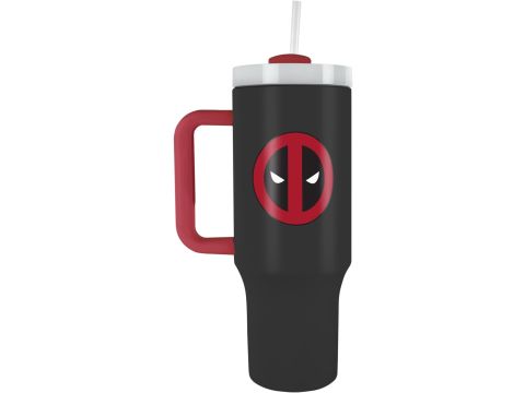 Deadpool 40oz Tumbler - Official Marvel Comics Insulated 1200ml Travel Mug