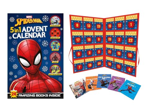 Marvel Spider-Man: 5-in-1 Advent Calendar Christmas Gift Brand New 